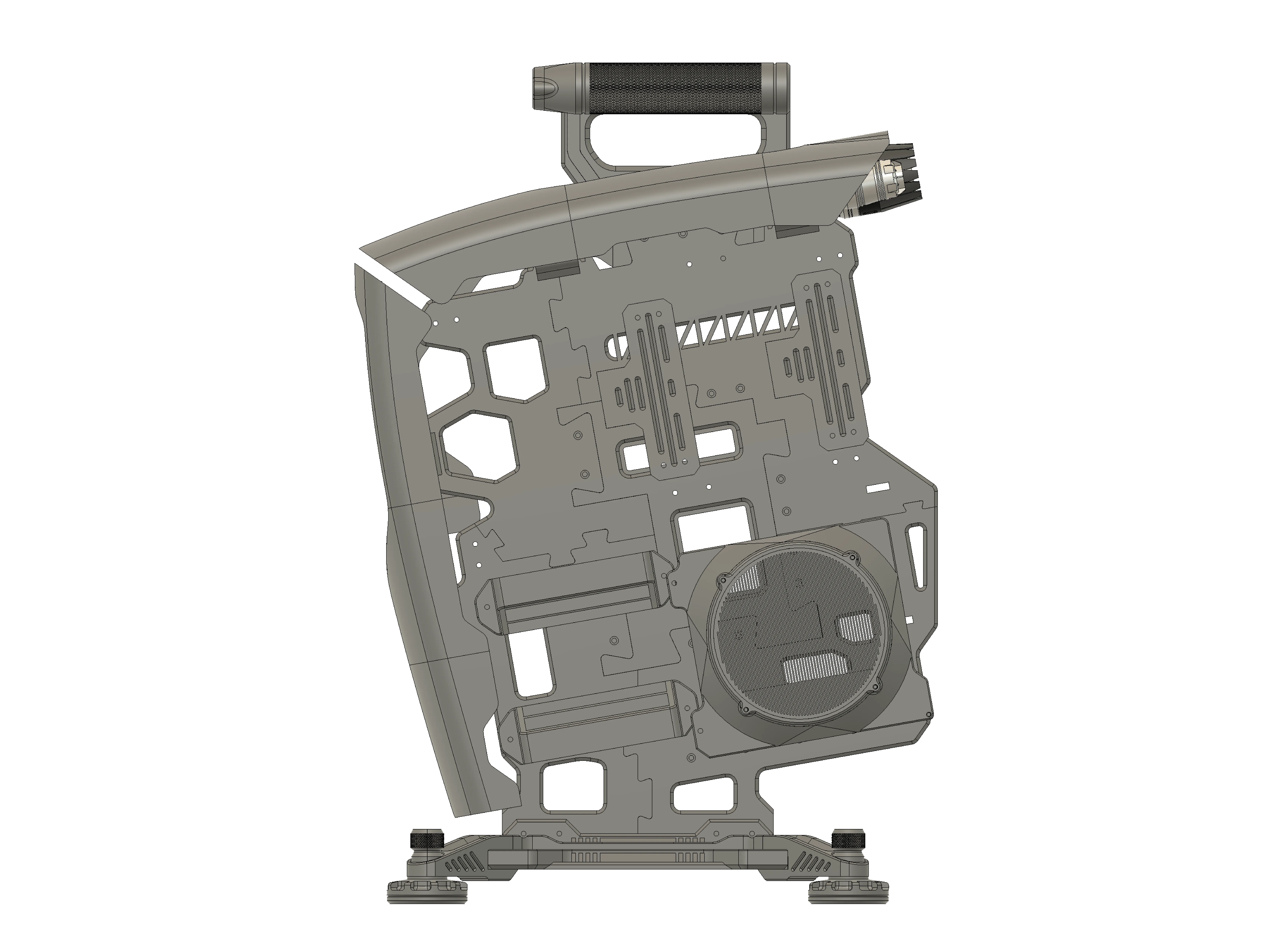 TITAN — Power & cooling side technical view