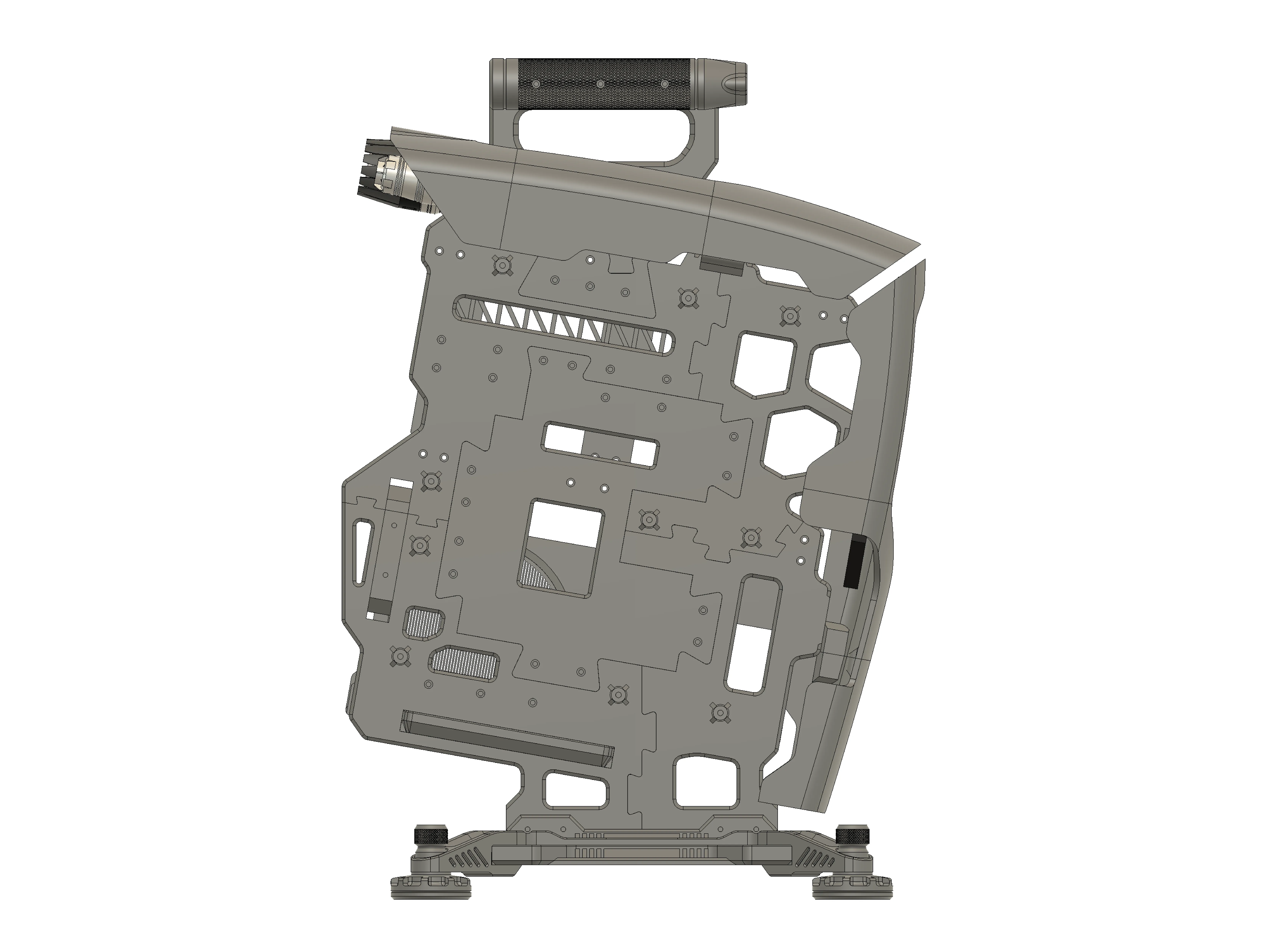 TITAN — Motherboard side technical view