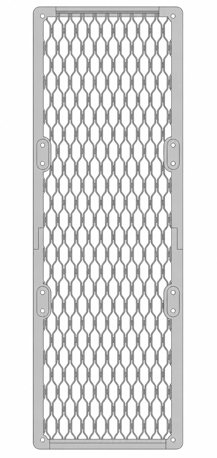 Panel przedni VECTOR. Widok z przodu